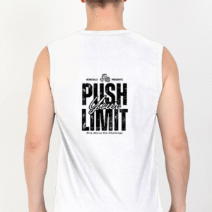 Male Sleeveless T-Shirt | MS36 White S